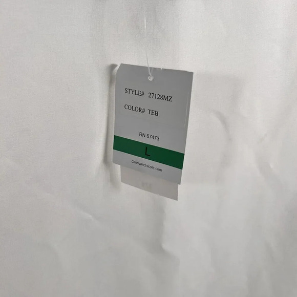 Danny & Nicole Jacket Women's Large Green Cropped Hook & Eye Office Work - Picture 4 of 8